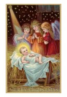 MC-00236-C~Merry-Christmas-Angels-Admiring-Baby-Jesus-.jpg