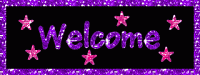 welcome stars and glitter.gif